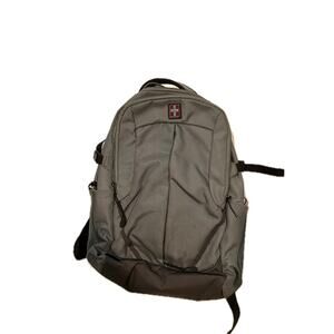 Swiss Tech Alps Teal Smoke Backpack w Front Zip 28L